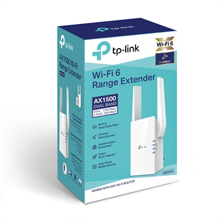 TP-LINK RE505X WIFI6 AX1500 1200Mbps Menzil Genişletici Priz Tip