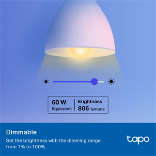 TP-LINK TAPO L530E Çok Renkli Akıllı Wi-Fi Ampulü 2li Paket