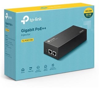 TP-LINK TL-POE170S Gigabit PoE++ 60W Enjektör