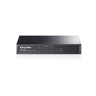 TP-LINK TL-SG1008P, 8 Port, GigaBit, 4 Port PoE, 55W, Yönetilemez, Metal Kasa, Masaüstü Switch