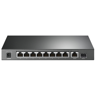 TP-LINK TL-SG1210P, 8 Port, Gigabit, PoE 63W, 1 Port SFP, Yönetilemez, Metal Kasa, Masaüstü Switch