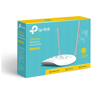 TP-LINK TL-WA801N, 1Port, 300Mbps, 2,4Ghz Wifi, Masaüstü, Pasif Poe, Access Point, Range Extender