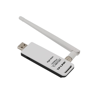 TP-LINK TL-WN722N, 150Mbp, 2.4Ghz, 4dBi Anten, USB2.0, WIRELESS ETHERNET