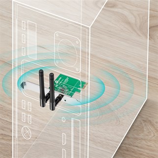 TP-LINK TL-WN881ND 300mbps 2.4ghz PCI Express Kablosuz Adaptör