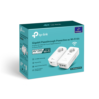 TP-LINK TL-WPA8631P KIT AV1300 Gigabit Passthrough Çift Bant Powerline Wi-Fi Seti (2li Paket)