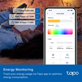 TP-LINK Tapo L430C Akıllı Wi-Fi Mum Ampul Çok Renkli - E14