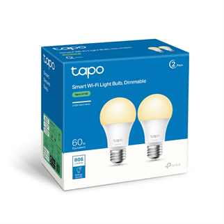 TP-LINK Tapo L510E Akıllı Wi-Fi Ampul 2li Paket - E27 8.7W 60W