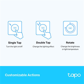 TP-LINK Tapo S200D Akıllı Uzaktan Işık Kontrol Anahtarı