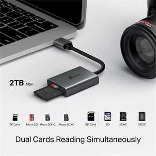 TP-LINK UA430 USB 3.0 Type-A SD ve microSD Kart Okuyucu