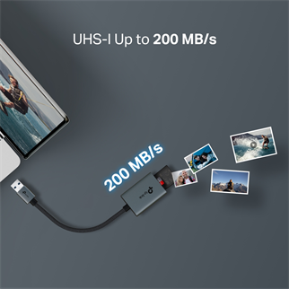 TP-LINK UA430 USB 3.0 Type-A SD ve microSD Kart Okuyucu