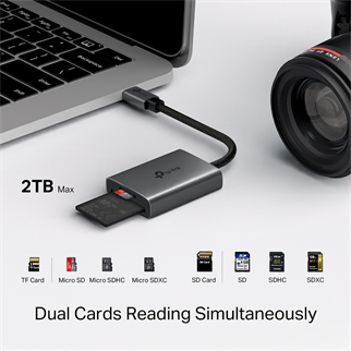 TP-LINK UA440C USB Type-C Çoklu Kart Okuyucu Adaptör