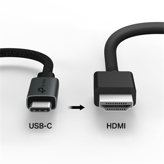 TP-LINK UA520C Type-C to HDMI Adaptör - 4K@60Hz -Alüminyum