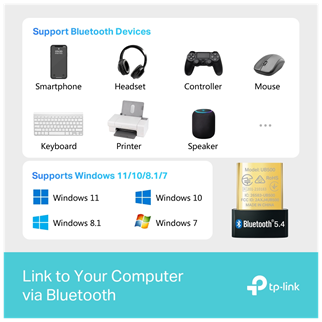 TP-LINK UB500 Bluetooth 5.4 Nano USB Adaptör