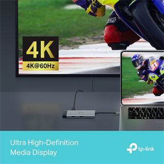 TP-LINK UH6120C TYPEC 6port Hub 4K60Hz 100W PD