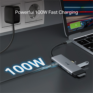 TP-LINK UH7021C USB-C 7port Hub 4K60Hz 100W PD SD