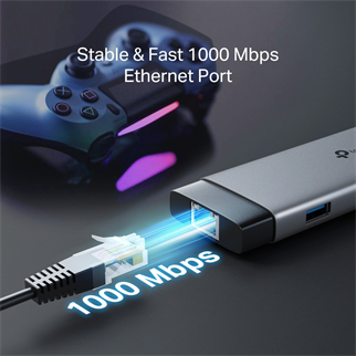 TP-LINK UH9120C USB Type-C 9u 1 Arada Hub – 4K HDMI, Gigabit Ethernet, USB 3.0, SD/microSD Kart Okuyucu, 100W PD
