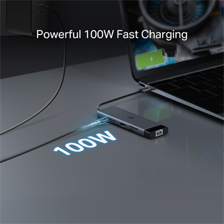 TP-LINK UH9120C USB Type-C 9u 1 Arada Hub – 4K HDMI, Gigabit Ethernet, USB 3.0, SD/microSD Kart Okuyucu, 100W PD