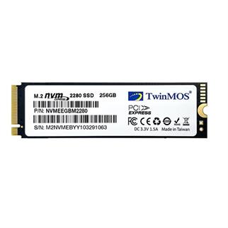 TWINMOS 256GB NVMEEGBM2280 2455- 1832MB/s M2 PCIe NVMe Gen3 Disk