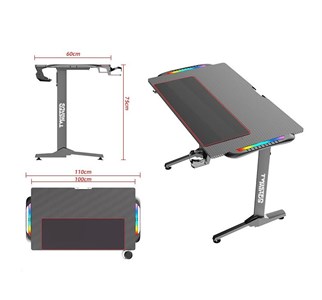 TWISTED MINDS T DESIGN TM-T-1060-RGB OYUNCU MASASI