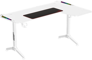 TWISTED Minds L Şekilli RGB Sağ Oyuncu Masası Beyaz TM-Y-RW-RGB