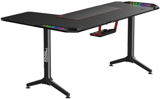 TWISTED Minds L Şekilli RGB Sağ Oyuncu Masası Siyah TM-Y-RB-RGB