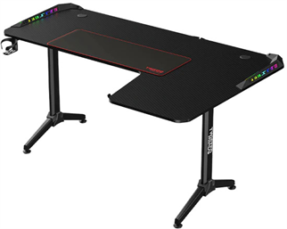 TWISTED Minds L Şekilli RGB Sağ Oyuncu Masası Siyah TM-Y-RB-RGB