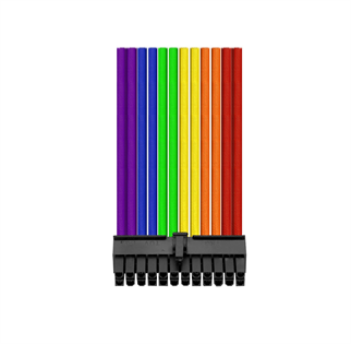 Thermaltake TtMod AC-049-CNONAN-A1  Rainbow Power Supply Sleeved Kablo Seti  (16 AWG)
