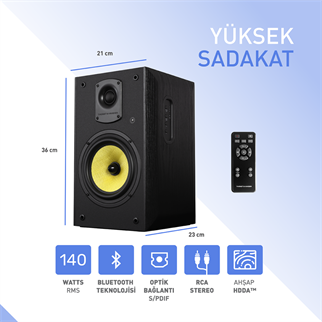 Thonet & Vander KUGEL 2.0 140W Cinema Hoparlör Gen2 - 2.0 Sistem