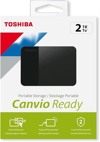 Toshiba 2TB Canvio Ready 2.5