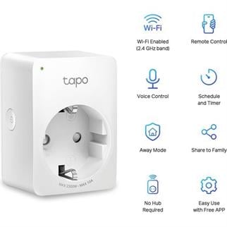 Tp-Lınk Tapo P100 Mını Wi-Fi Akıllı Priz (4 Lü)