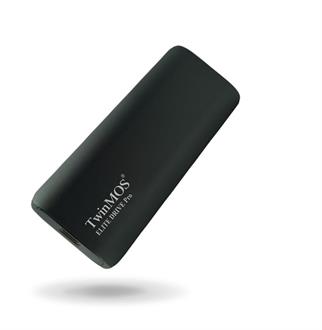 TwinMOS 2TB PSSD2TBEDP 2TB 1100-1050 MB-s USB 3.2-Type-C Siyah Taşınabilir SSD