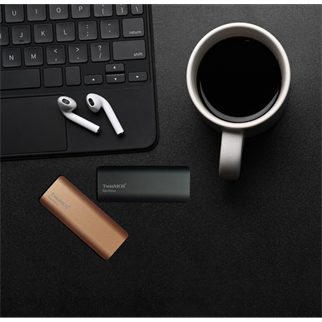 TwinMOS PSSD2TBMEDB, 2TB, Taşınabilir External SSD, USB 3.2, Type-C (Dark Grey)