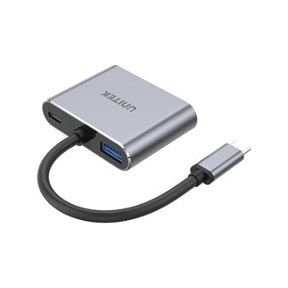 UNITEK  MST MONİTÖR4-IN-1 USB-C HUB (D1049A)