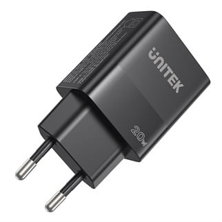 UNITEK 20W HIZLI ŞARJ ADAPTÖRÜ 1*USB-C (P1124ABK-EU)