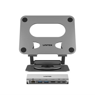 UNITEK 360° METAL 15.6” NOTEBOOK STAND (D1109CGY01)
