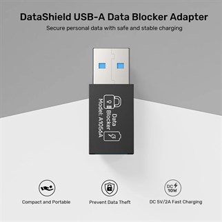 UNITEK DATASHIELD USB-A VERI ENGELLEYICI ADAPTOR (A1056ABK01)