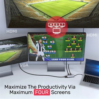 UNITEK MST MONİTÖR USB HUB (D1051A)