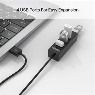 UNITEK TYPE-A TO 4 PORT USB HUB 80CM KABLO(Y-2140)