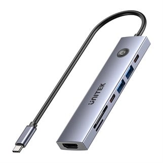 UNITEK UHUB S7 PRO 7-IN-1 5GBPS USB-C HUB (H1124AGY01)