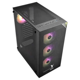 VENTO VG4200S Mid Tower, 850W 80+ Siyah, Temperli Cam, RGB, ATX GAMING KASA