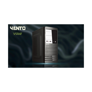 VENTO VS114F Mid Tower, 400W Siyah, Kurumsal KASA