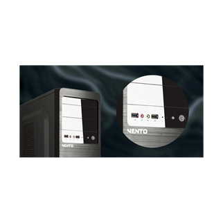 VENTO VS114F Mid Tower, 400W Siyah, Kurumsal KASA