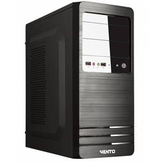 VENTO VS114F Mid Tower, 400W Siyah, Kurumsal KASA