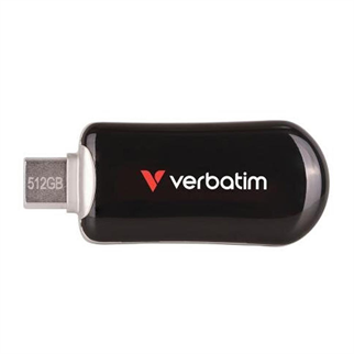 VERBATIM 64GB Plectra 30224 TYPEC USB 3.2 Bellek Siyah 100MB/s