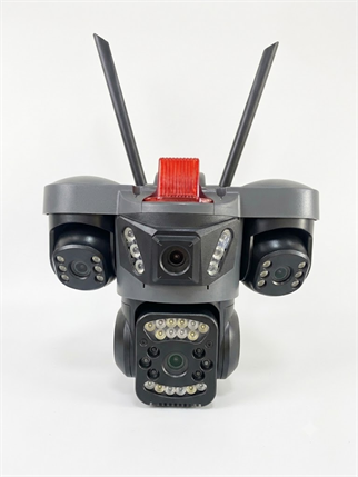 VIVA 4MP 4Lens PT Speed Dome 4G Solar Kamera SIM-864