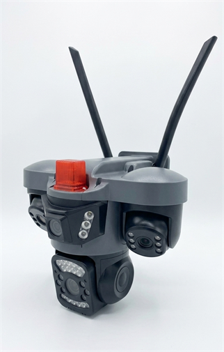 VIVA 4MP 4Lens PT Speed Dome 4G Solar Kamera SIM-864