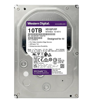 WD 10TB Purple Pro WD102PURP 512MB 7200RPM SATA-3  Güvenlik Diski