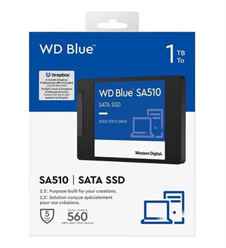 WD 1TB Blue WDS100T3B0A 560- 530MB/s SSD SATA-3 Disk