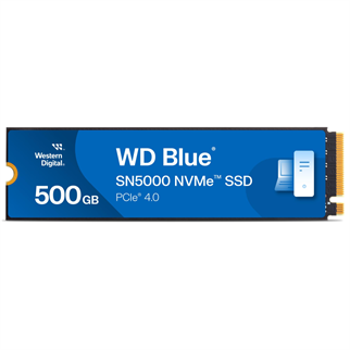 WD Blue SN5000, WDS500G4B0E, 500GB, 5000/4000, Gen4, NVMe PCIe M.2 2280,  SSD