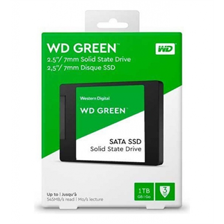 WD Green, WDS100T3G0A, 1TB, 545/465, 3D NAND, 2,5